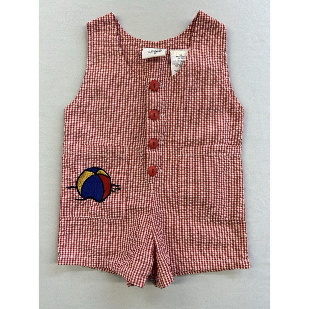 Vintage 1990s Michael James Romper Baby Size 6-9 Months